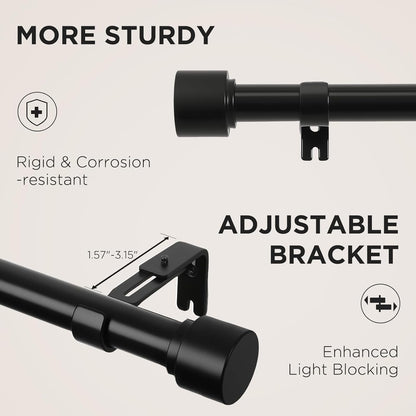 Adjustable Heavy Duty Curtain Rod