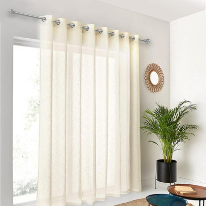 Silver Decorative Curtain Rod Finials Set