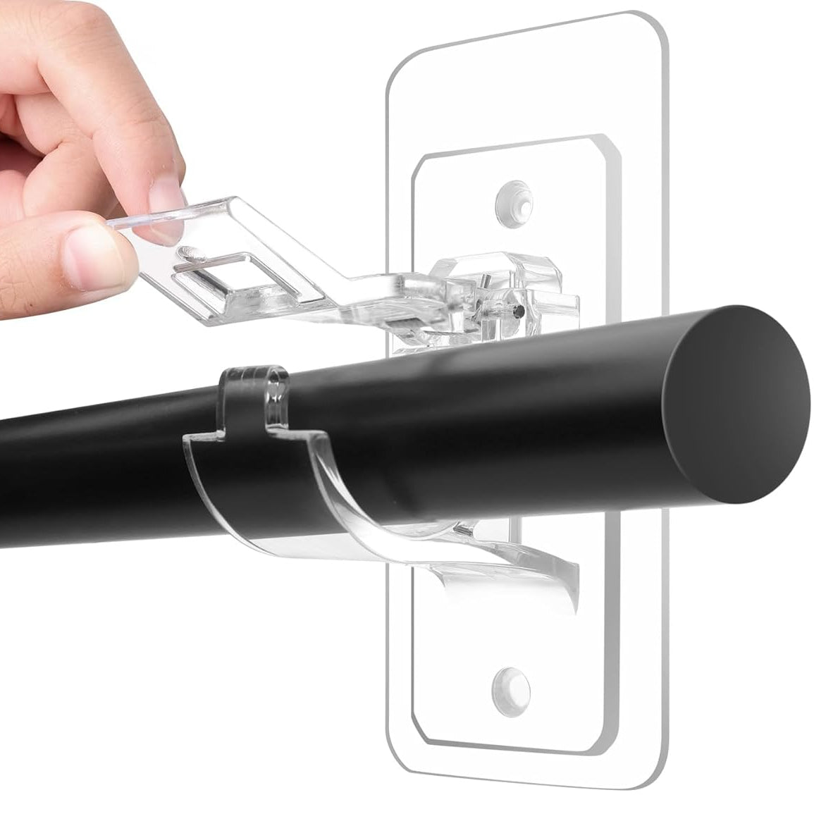 No-Drill Self-Adhesive Curtain Hooks