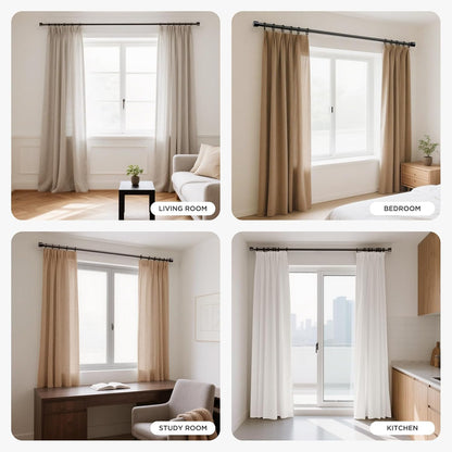 Adjustable Heavy Duty Curtain Rod