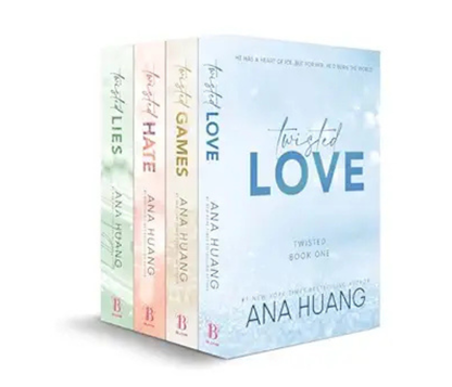 Ana Huang Twisted Series Collection – Twisted Love, Twisted Games, Twisted Hate & Twisted Lies – 4 Paperback Book Set
