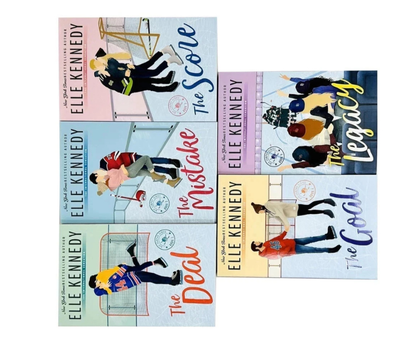 Elle Kennedy Off-Campus Series 5-Book Collection – The Deal, The Mistake, The Score, The Goal & The Legacy – English Paperback Set