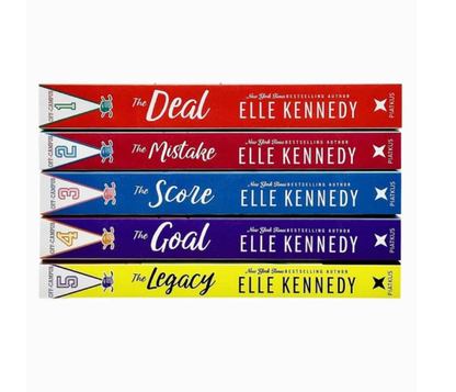 Elle Kennedy Off-Campus Series 5-Book Collection – The Deal, The Mistake, The Score, The Goal & The Legacy – English Paperback Set