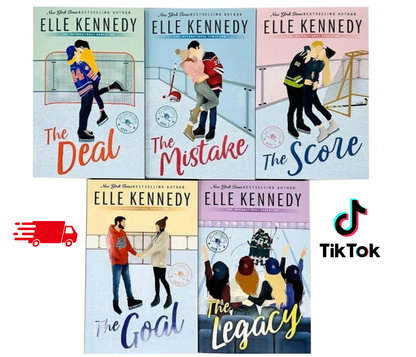 Elle Kennedy Off-Campus Series 5-Book Collection – The Deal, The Mistake, The Score, The Goal & The Legacy – English Paperback Set